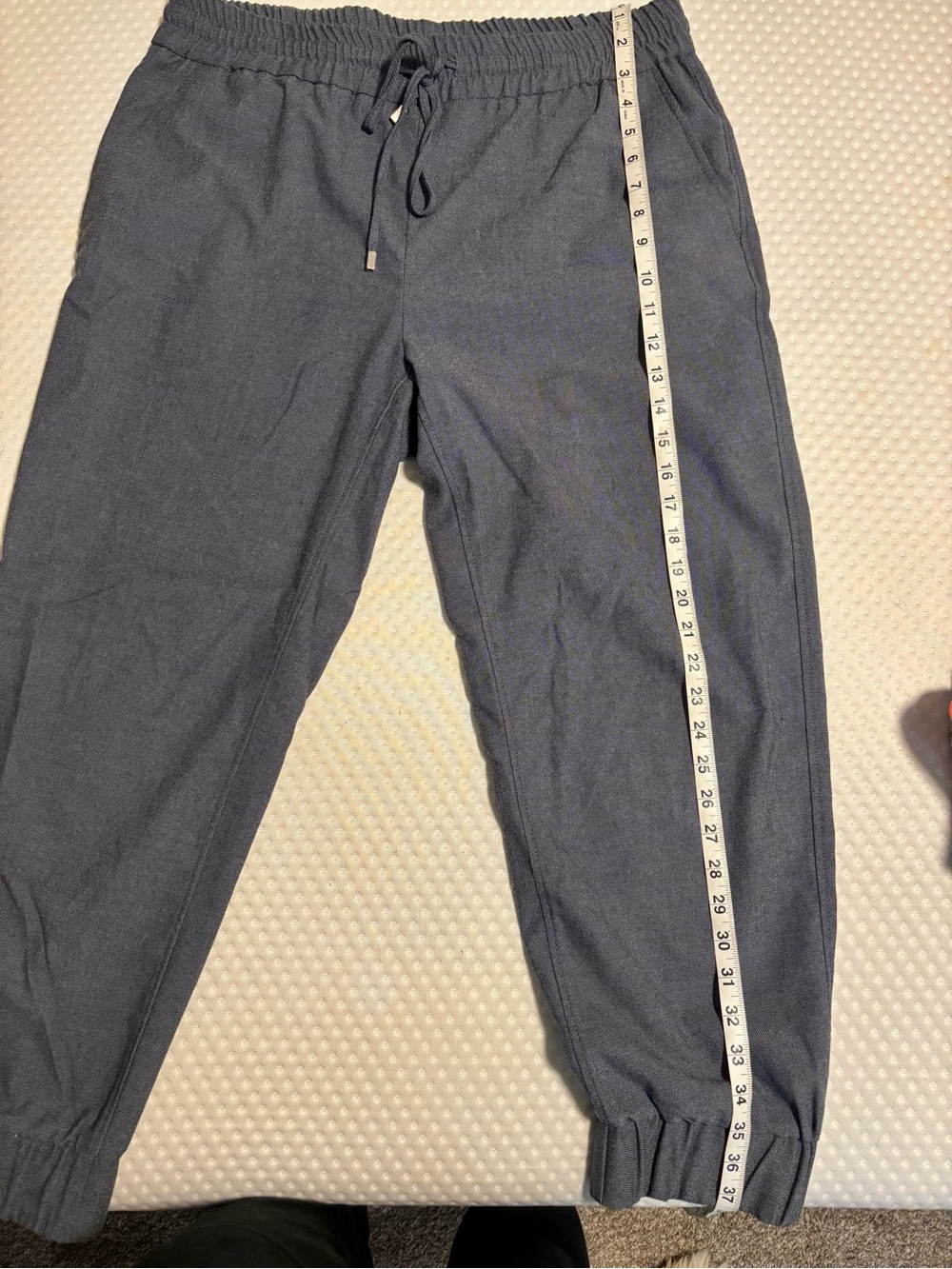 Zara women’s Dark blue Gray Drawstring Jogger Pants